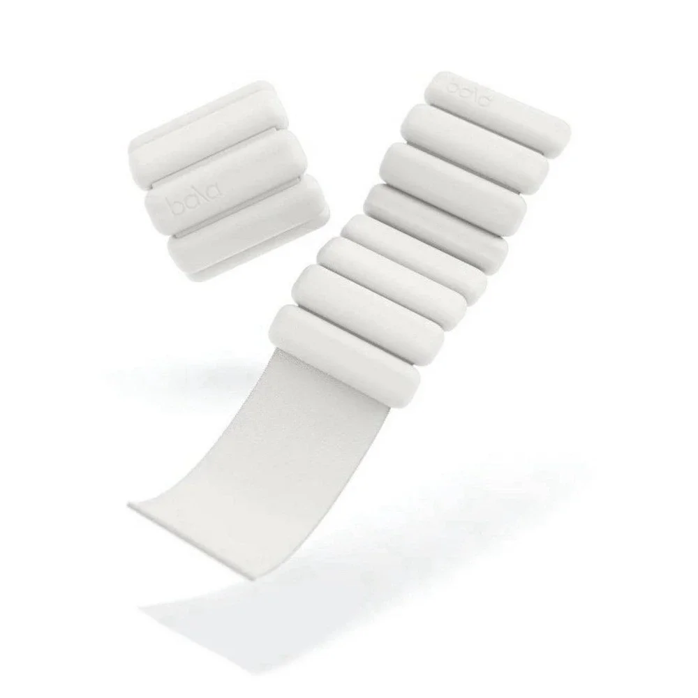 Bala Bangles 1lb Wrist Ankle Weights Bone Color White 2PC- NEW IN BOX
